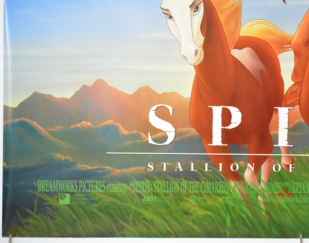 SPIRIT : STALLION OF THE CIMARRON (Bottom Left) Cinema Quad Movie Poster 