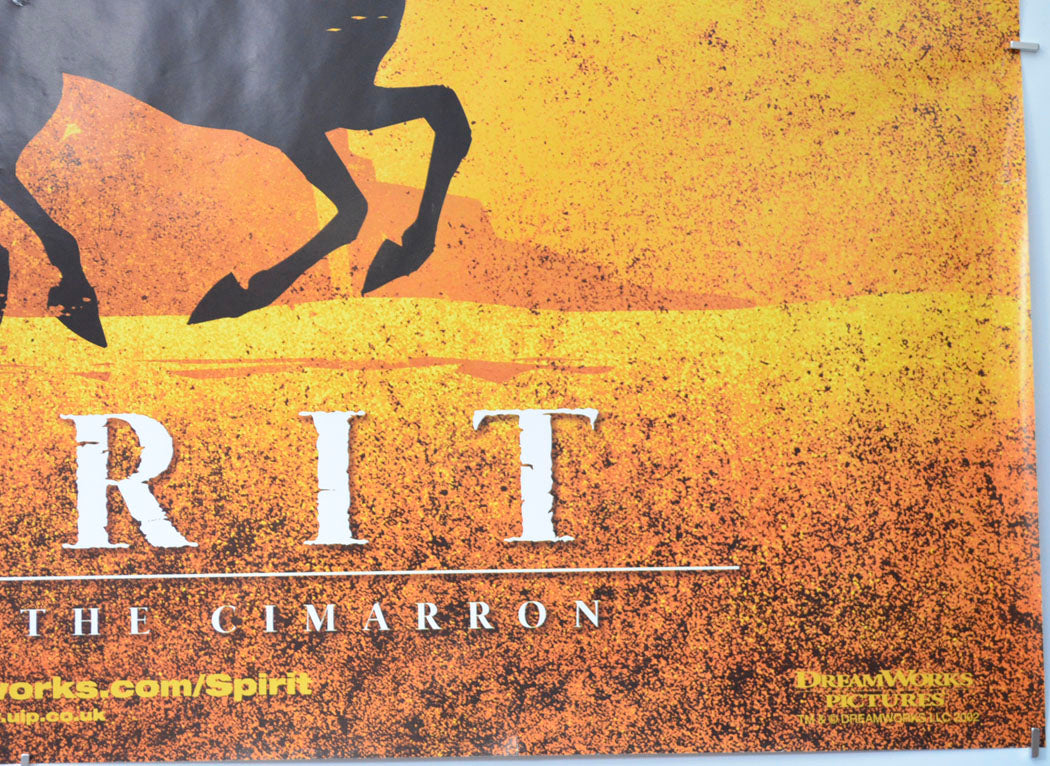 SPIRIT : STALLION OF THE CIMARRON (Bottom Right) Cinema Quad Movie Poster 