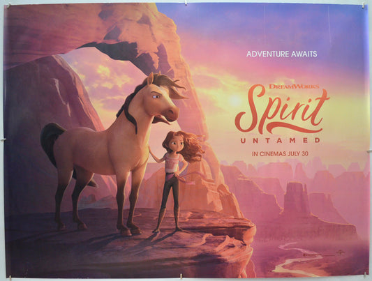 Spirit Untamed (Teaser / Advance Version) Original Quad Poster - Film Poster - Movie Poster