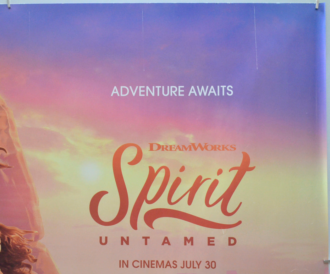 SPIRIT UNTAMED (Top Right) Cinema Quad Movie Poster 