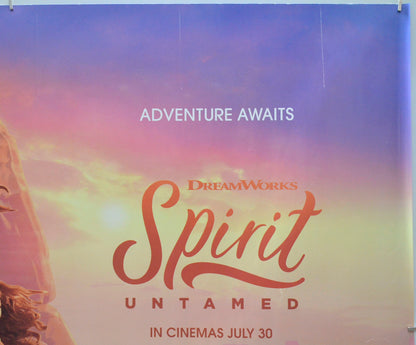 SPIRIT UNTAMED (Top Right) Cinema Quad Movie Poster 