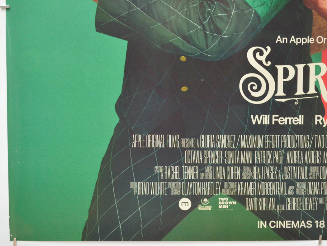 SPIRITED (Bottom Left) Cinema Quad Movie Poster 