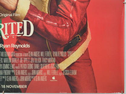 SPIRITED (Bottom Right) Cinema Quad Movie Poster 