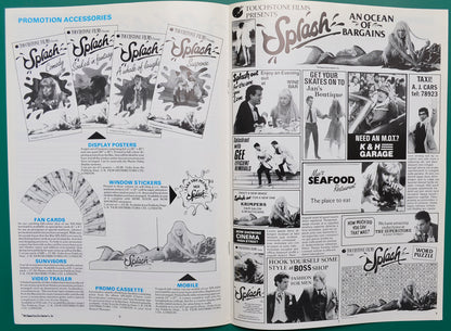 SPLASH – Original Cinema Exhibitors Press Book - Inside