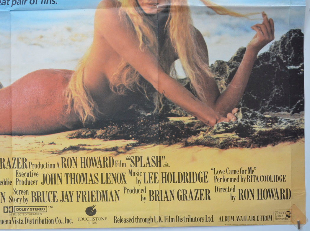 SPLASH (Bottom Right) Cinema Quad Movie Poster 