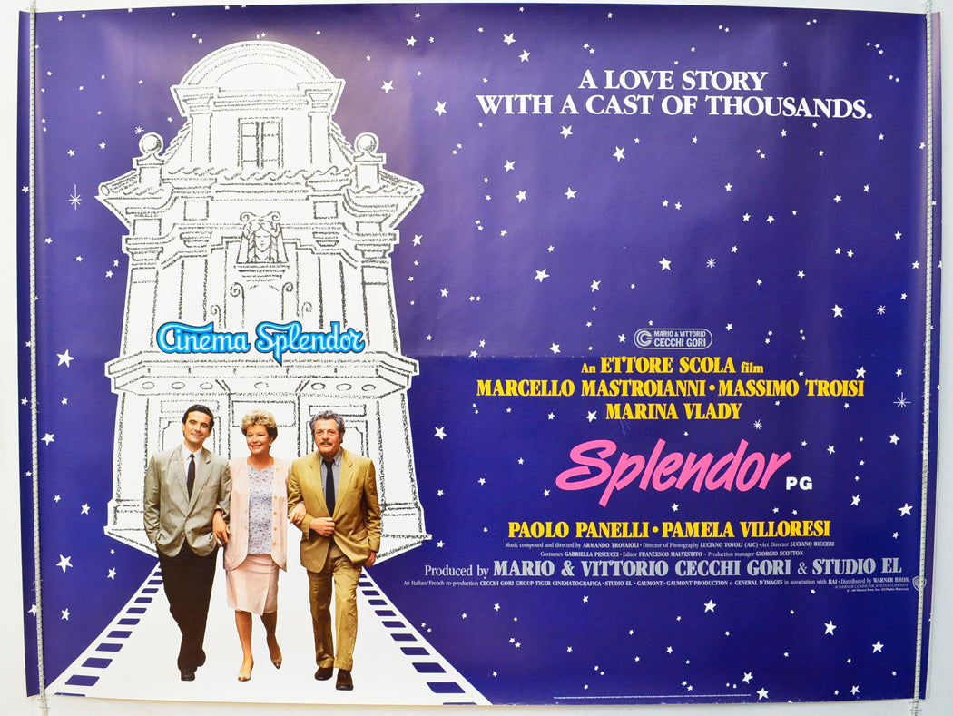 Splendor  Original British Quad Poster - Film Poster - Movie Poster