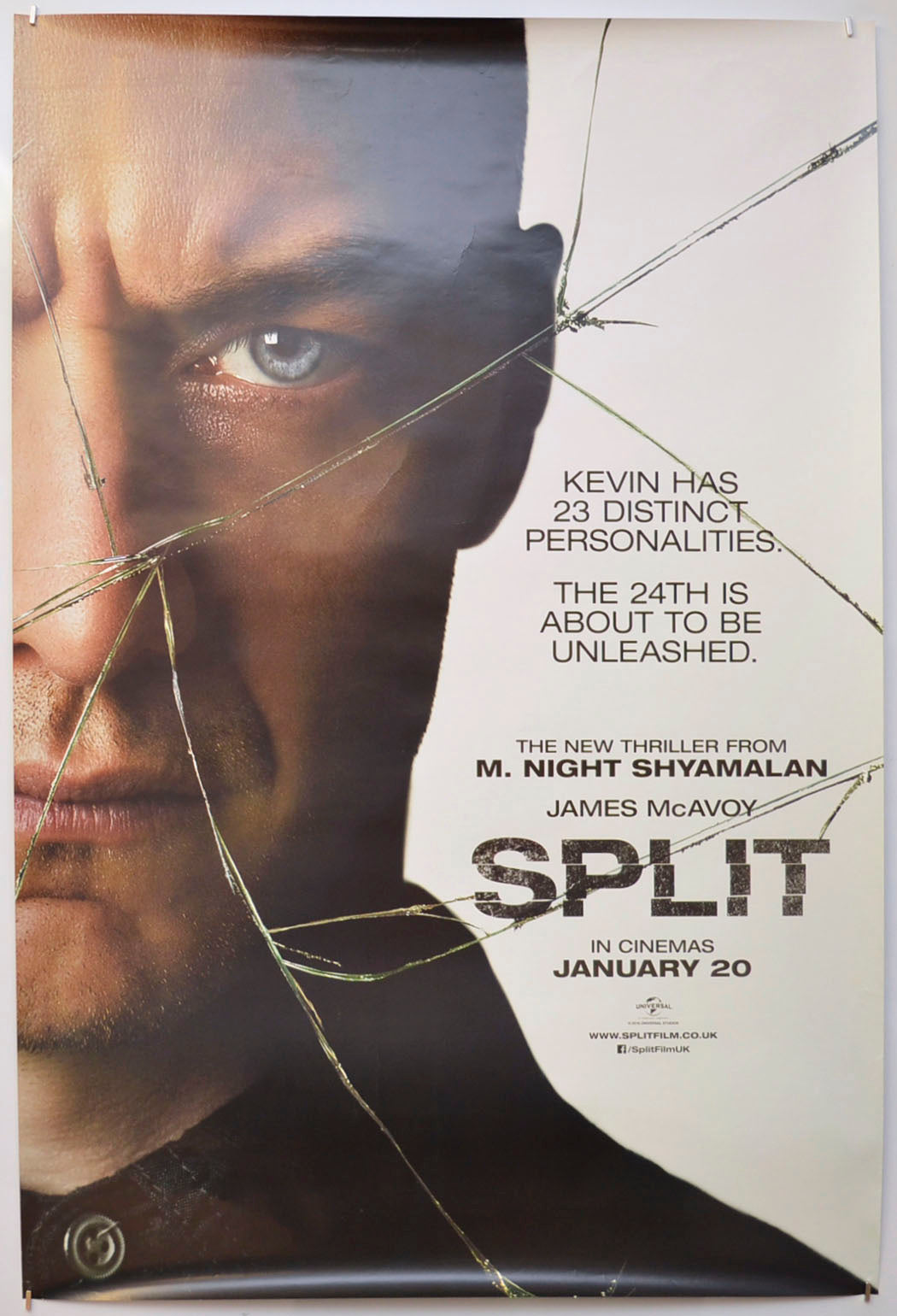 Split Movie Poster Bruce Willis Returns As David Dunn In 'Glass'