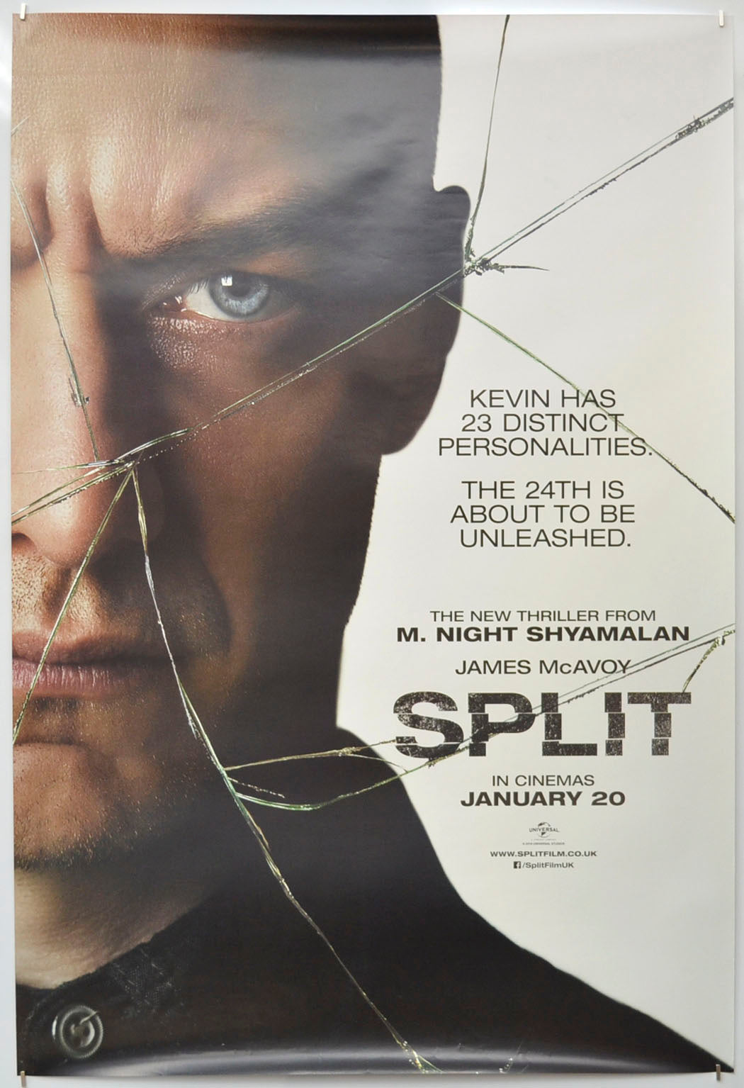 “Split” Original One Sheet Poster - Film Poster - Movie Poster ...