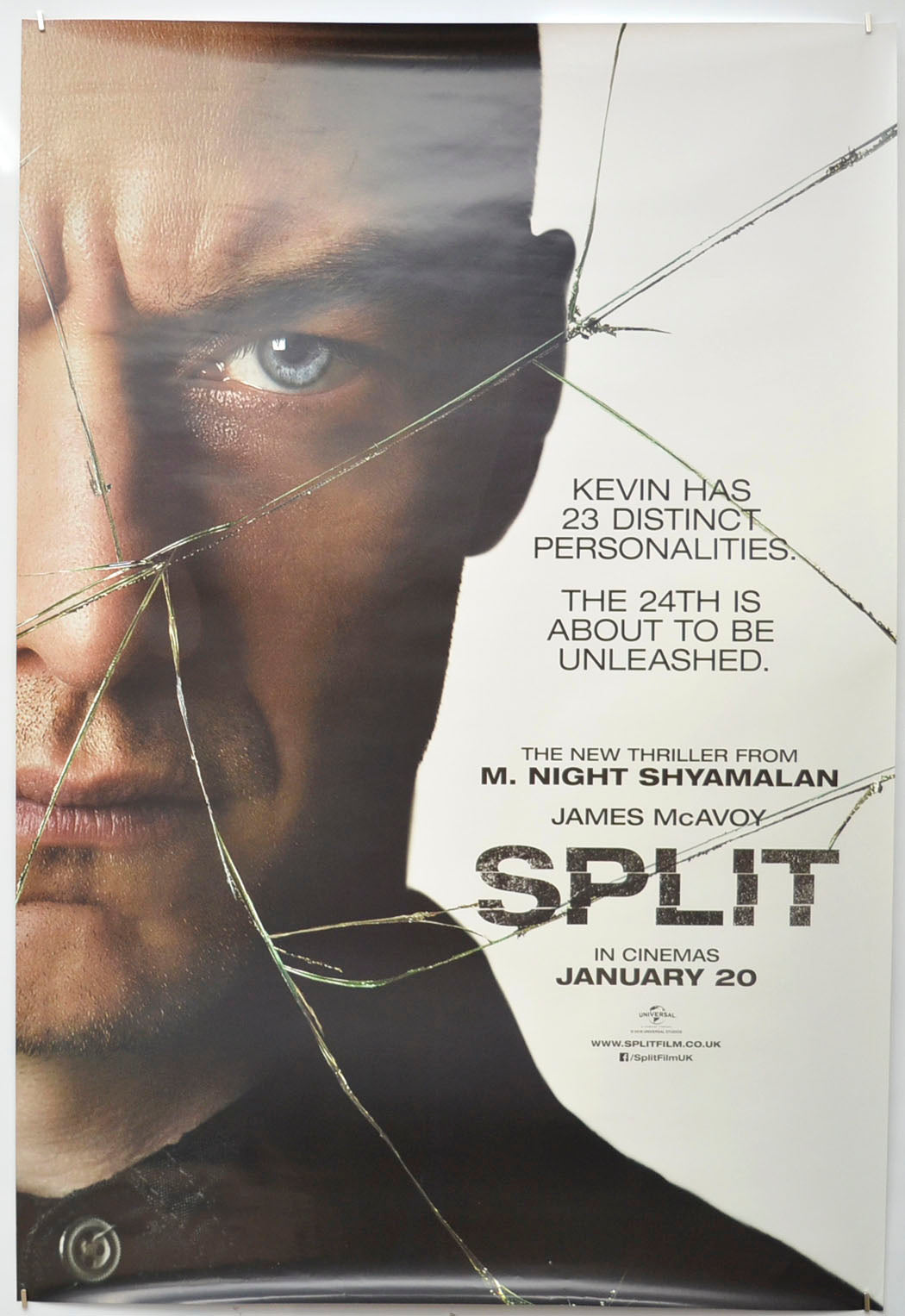 “Split” Original One Sheet Poster - Film Poster - Movie Poster ...