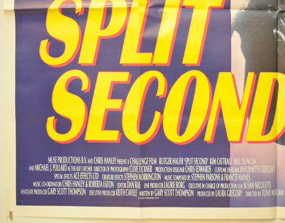 SPLIT SECOND (Bottom Left) Cinema Quad Movie Poster 