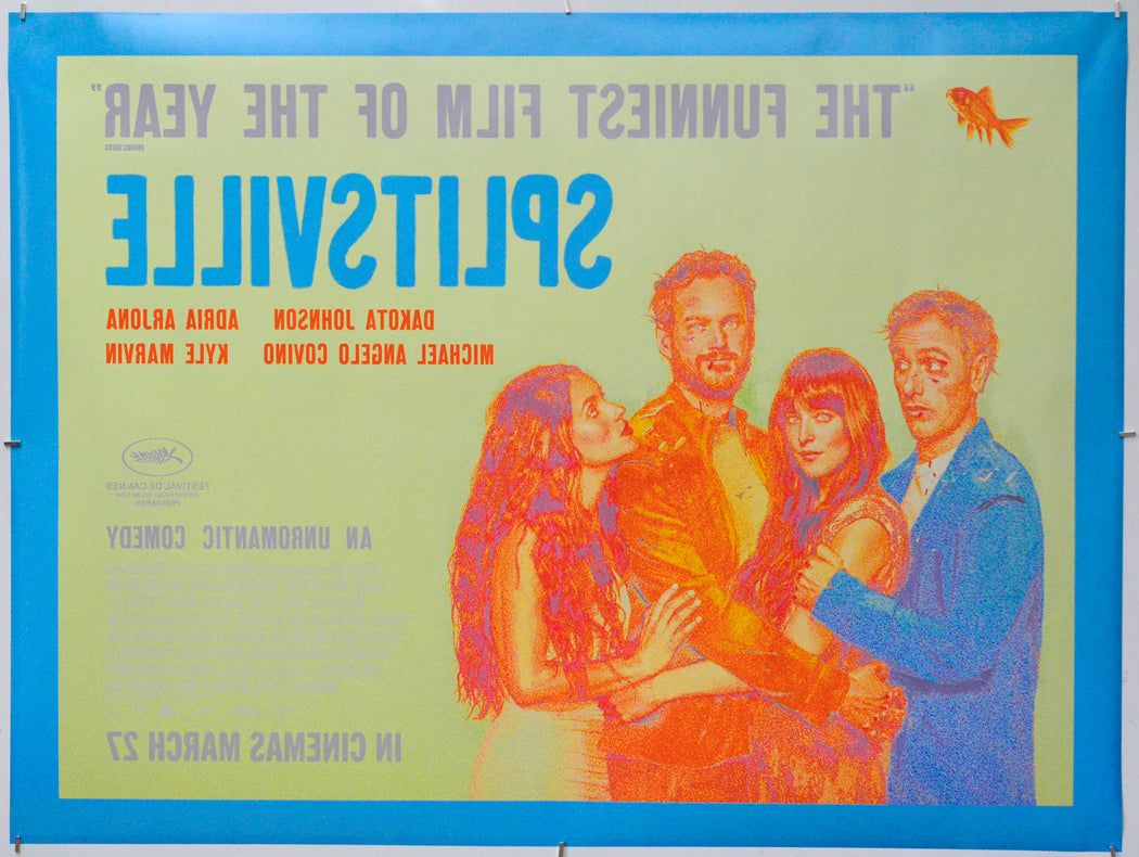 Splitsville (Back) Cinema Quad Movie Poster 