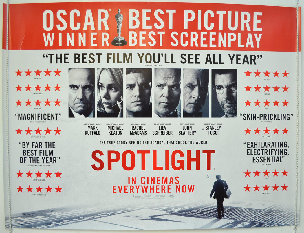 Spotlight  Original Quad Poster - Film Poster - Movie Poster 