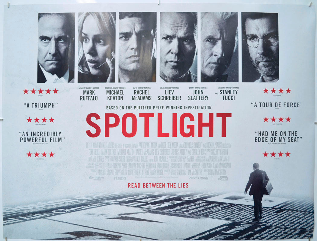 Spotlight Original Quad Poster - Film Poster - Movie Poster