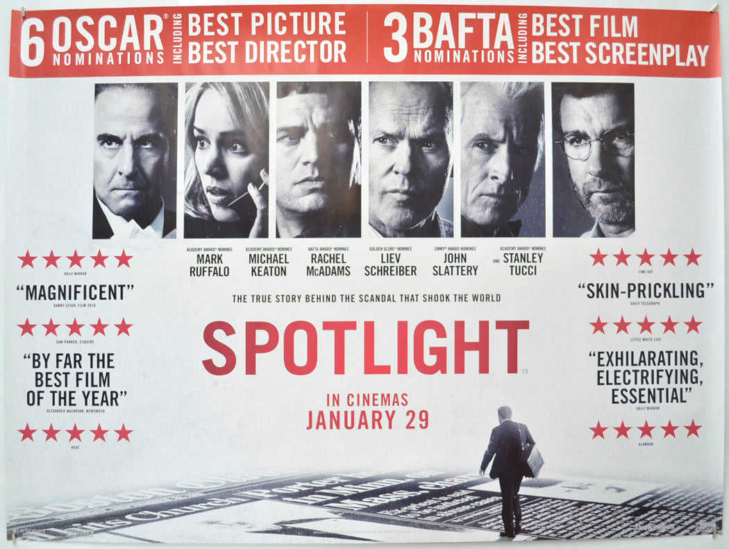 Spotlight  Original Quad Poster - Film Poster - Movie Poster