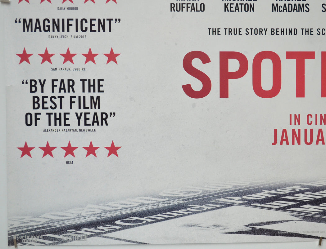 SPOTLIGHT (Bottom Left) Cinema Quad Movie Poster 