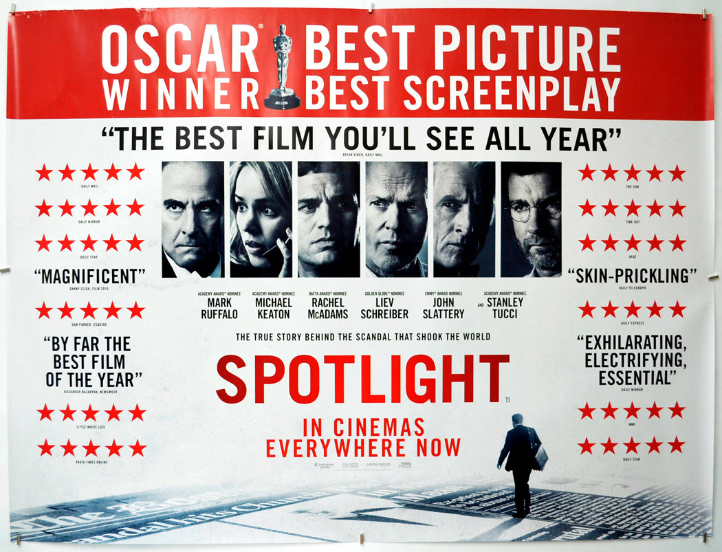 Spotlight - Original Quad Poster - Film Poster - Movie Poster