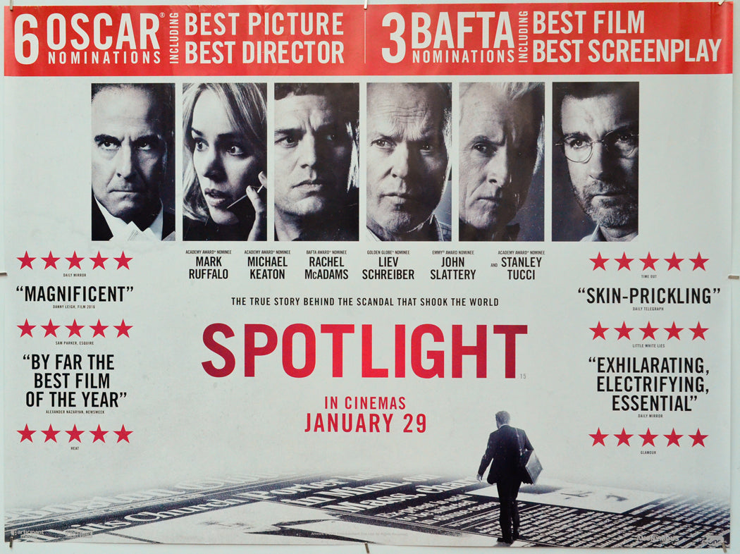 Spotlight - Original Quad Poster - Film Poster - Movie Poster