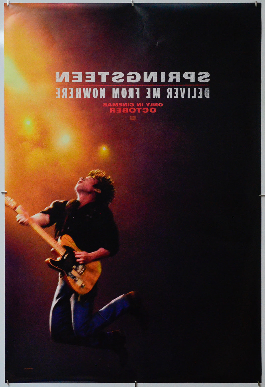 Springsteen: Deliver Me from Nowhere (Back) Cinema One Sheet Movie Poster 