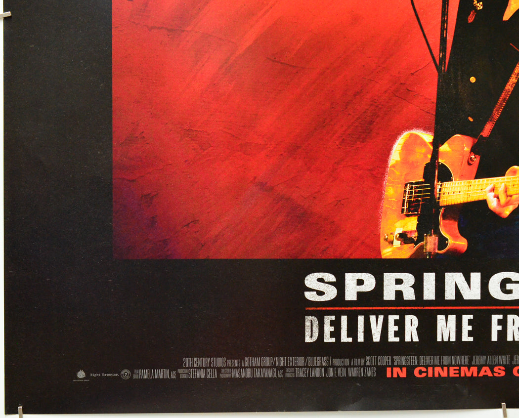 Springsteen: Deliver Me from Nowhere (Bottom Left) Cinema Quad Movie Poster 