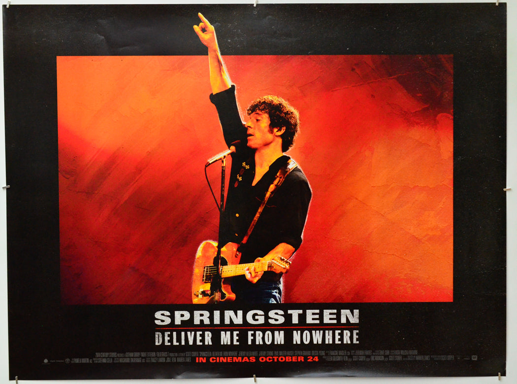 Springsteen: Deliver Me from Nowhere - Original Quad Poster - Film Poster - Movie Poster