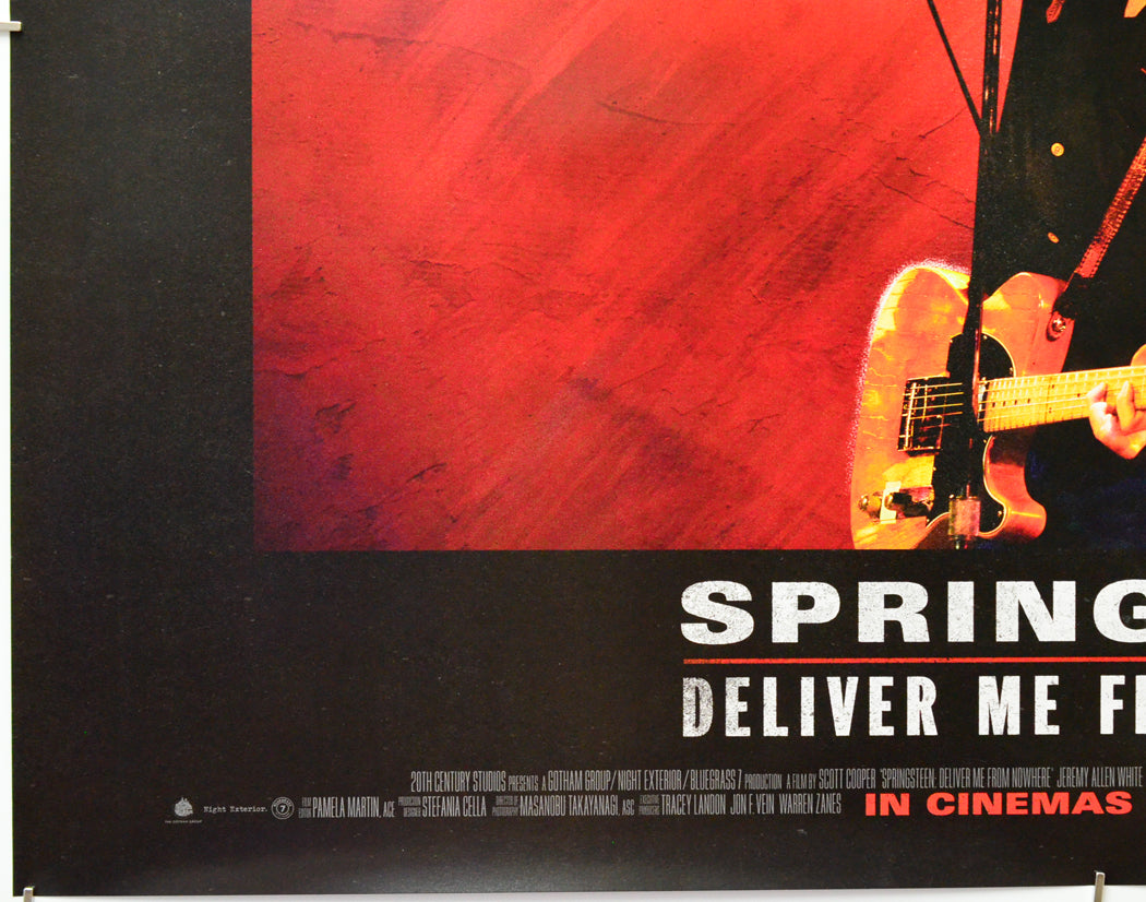 Springsteen: Deliver Me from Nowhere (Bottom Left) Cinema Quad Movie Poster 