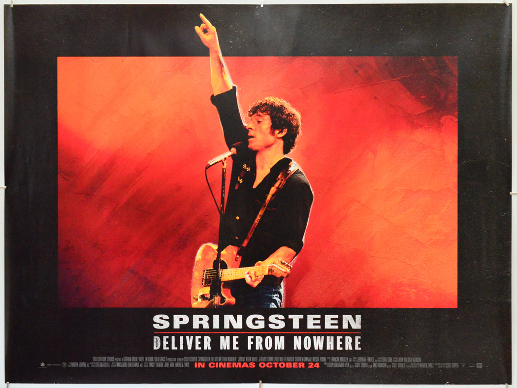 Springsteen: Deliver Me from Nowhere - Original Quad Poster - Film Poster - Movie Poster