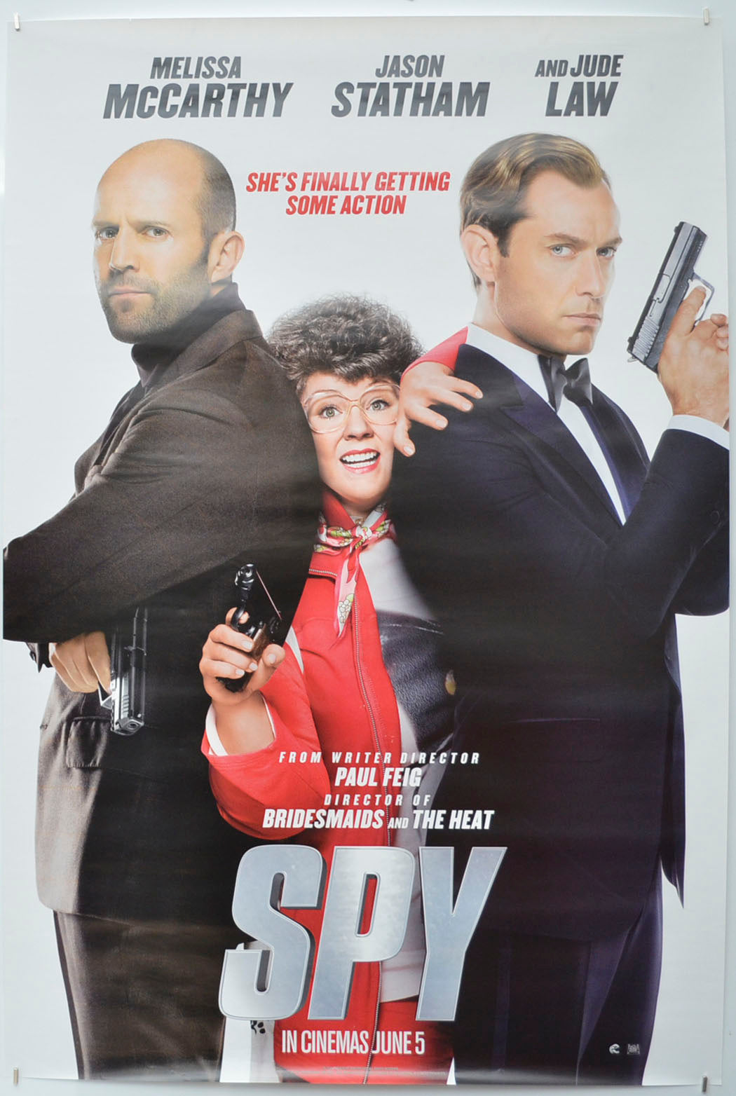 Spy (Teaser / Advance Version) Original One Sheet Poster - Film Poster - Movie Poster