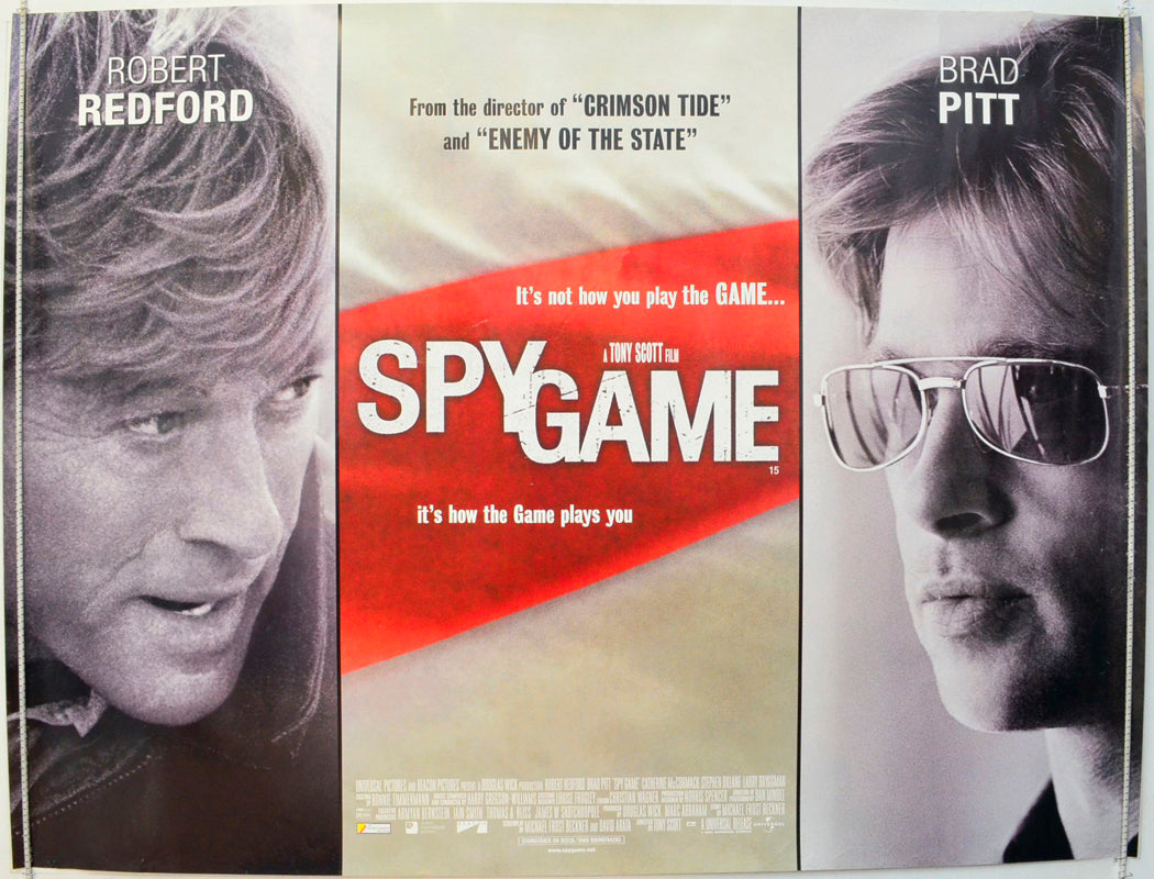 Spy Game Original British Quad Poster - Film Poster - Movie Poster 