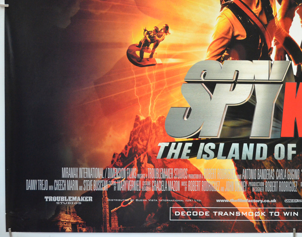 SPY KIDS 2 : ISLAND OF LOST DREAMS (Bottom Left) Cinema Quad Movie Poster 