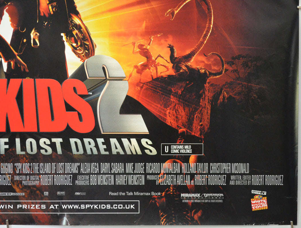 SPY KIDS 2 : ISLAND OF LOST DREAMS (Bottom Right) Cinema Quad Movie Poster 