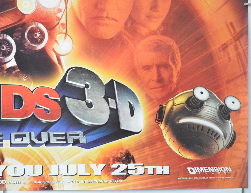 SPY KIDS 3-D : GAME OVER (Bottom Right) Cinema Quad Movie Poster 