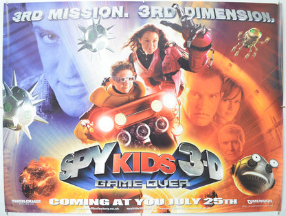 Spy Kids 3-D : Game Over Original Quad Poster - Film Poster - Movie Poster  