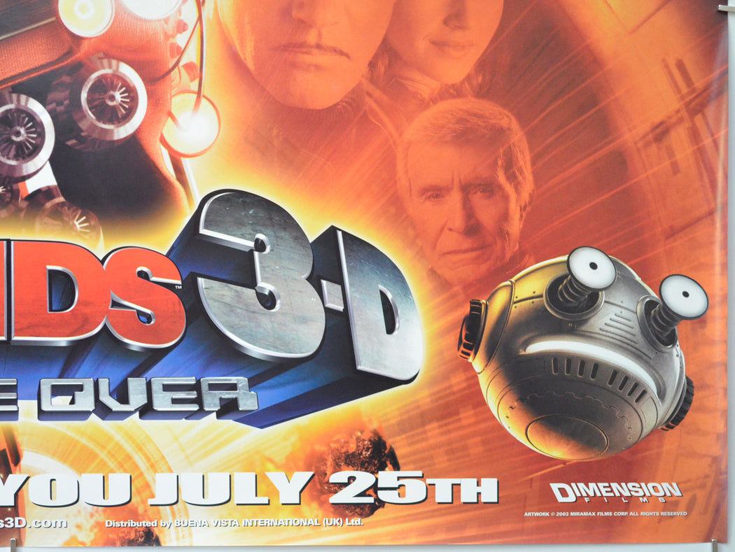 SPY KIDS 3-D : GAME OVER (Bottom Right) Cinema Quad Movie Poster 