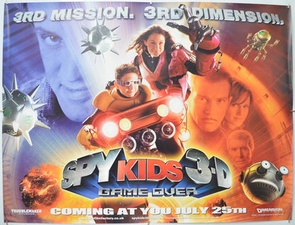 Spy Kids 3-D : Game Over Original Quad Poster - Film Poster - Movie Poster  