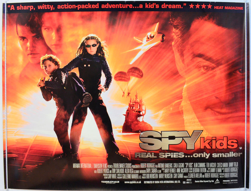 Spy Kids  Original British Quad Poster - Film Poster - Movie Poster 