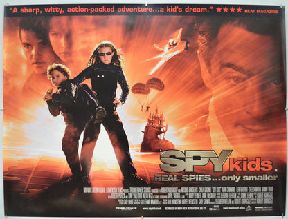 Spy Kids Original Quad Poster - Film Poster - Movie Poster