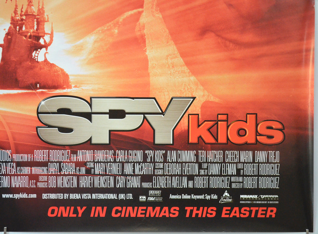 SPY KIDS (Bottom Right) Cinema Quad Movie Poster 