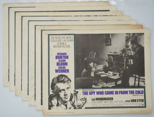 The Spy Who Came In From The Cold 7 Original Cinema Lobby Cards 