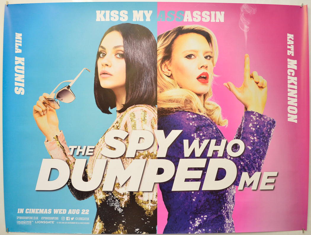 The Spy Who Dumped Me (Teaser / Advance Version)  Original Quad Poster - Film Poster - Movie Poster