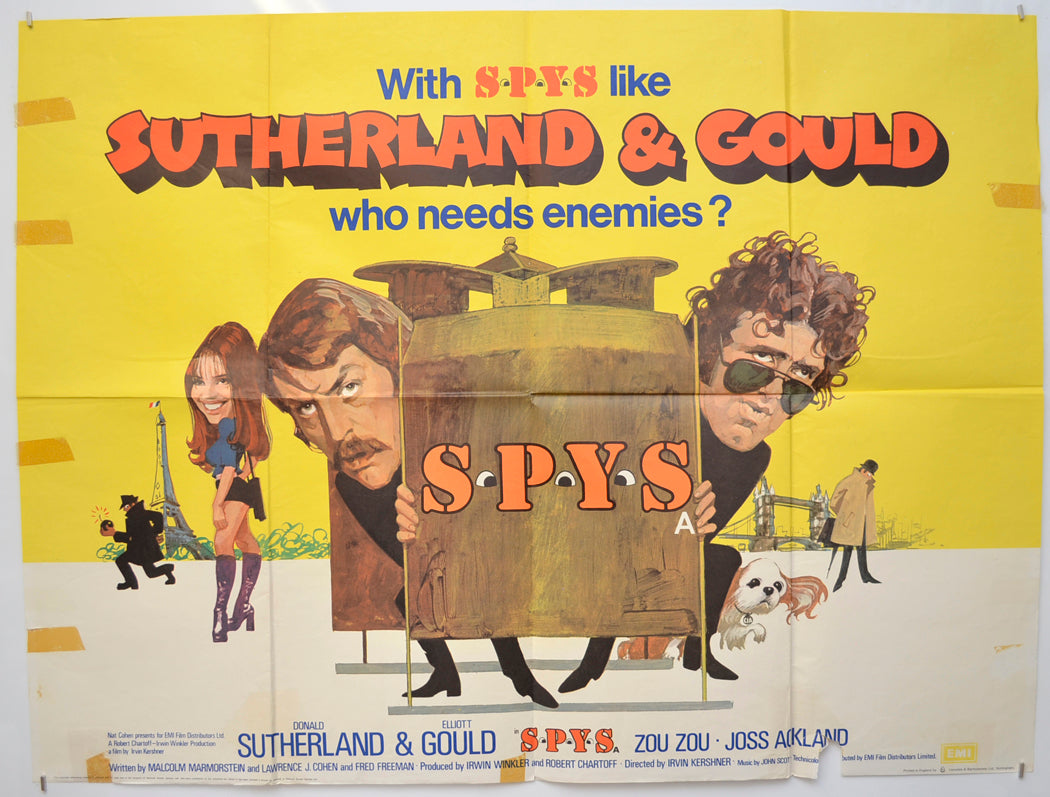 S.P.Y.S. (a.k.a. Spys)  Original Quad Poster - Film Poster - Movie Poster