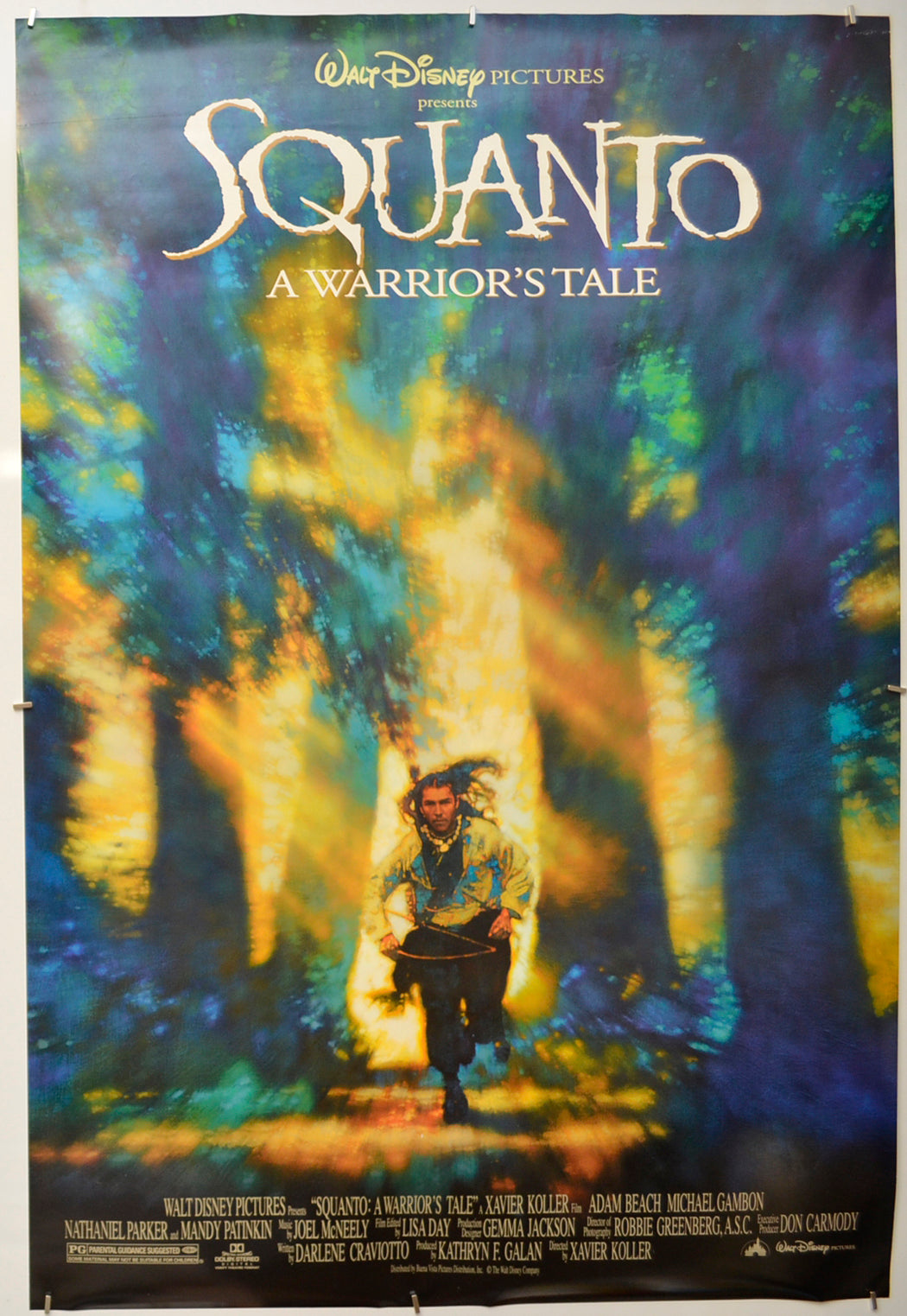 Squanto: A Warrior's Tale  (a.k.a. The Last Great Warrior) Original One Sheet Poster - Film Poster - Movie Poster