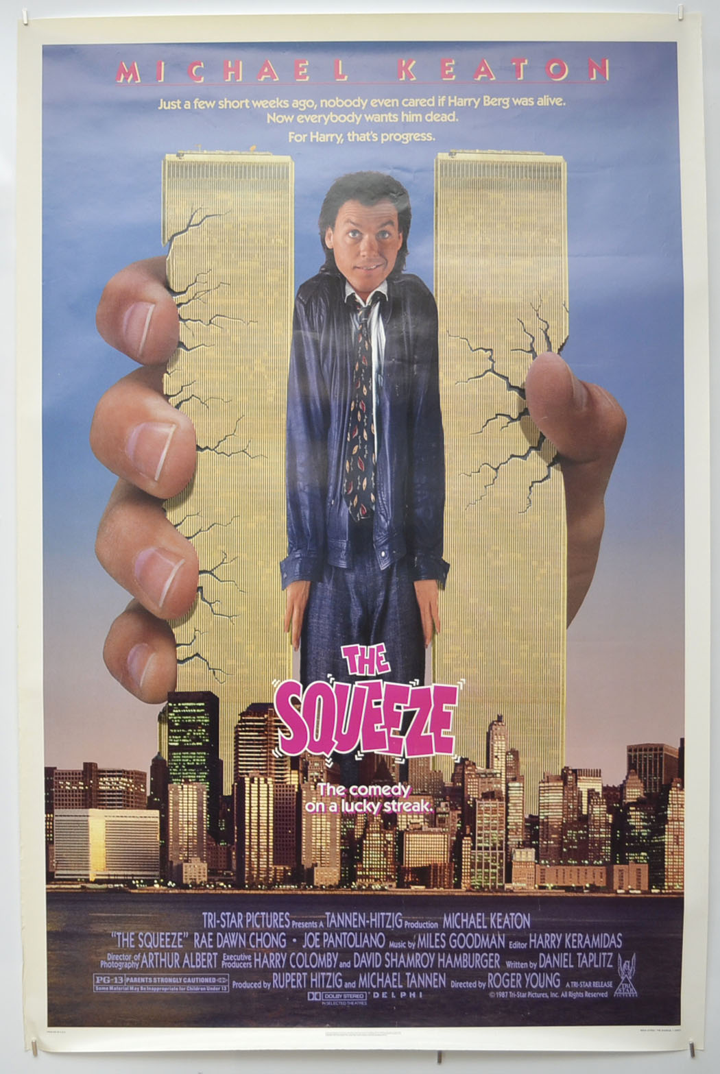 The Squeeze Original One Sheet Poster - Film Poster - Movie Poster