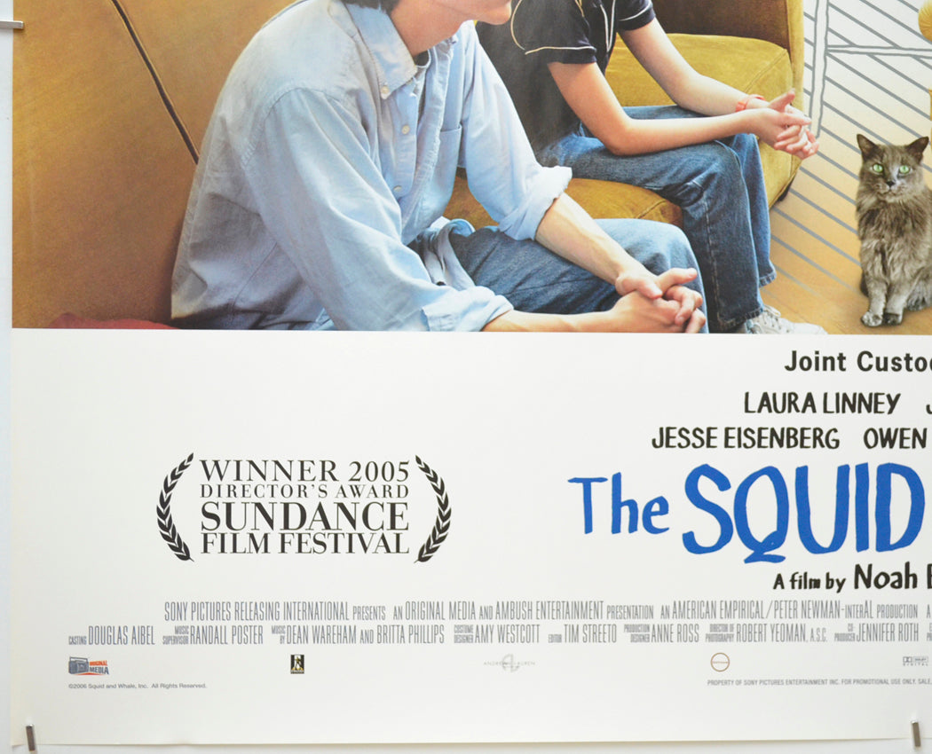 THE SQUID AND THE WHALE (Bottom Left) Cinema Quad Movie Poster 