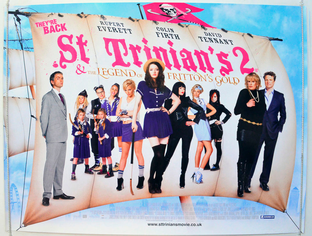 St. Trinian's 2 : The Legend Of Fritton's Gold Original British Quad Poster - Film Poster - Movie Poster 