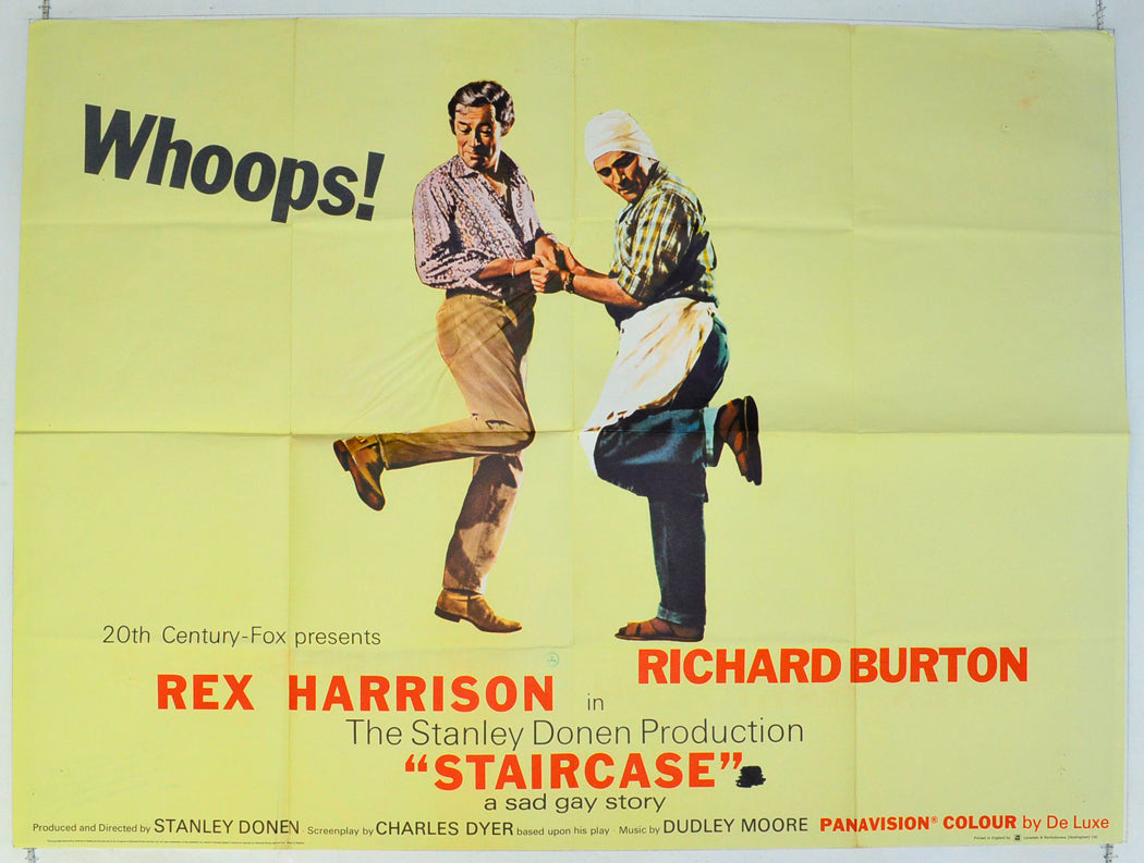 Staircase  Original British Quad Poster - Film Poster - Movie Poster