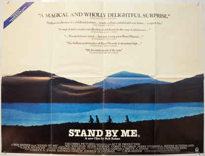 Stand By Me  Original Quad Poster - Film Poster - Movie Poster