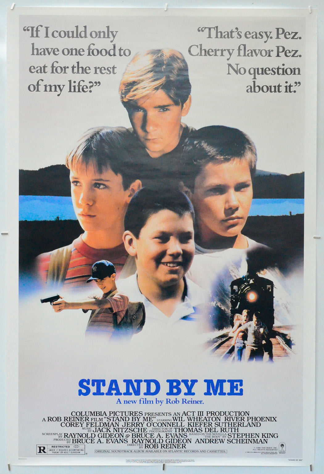 Stand By Me - Original One Sheet Poster - Film Poster - Movie Poster