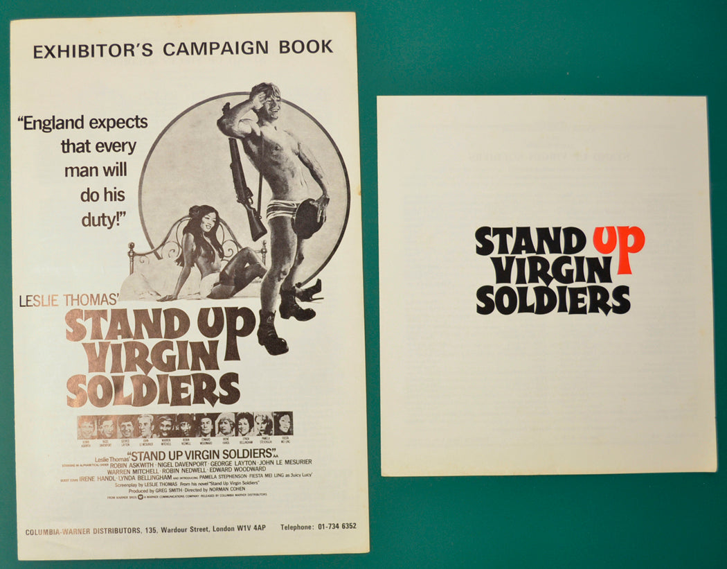 Stand Up Virgin Soldiers   Original 6 Page Cinema Exhibitors Campaign Press Book