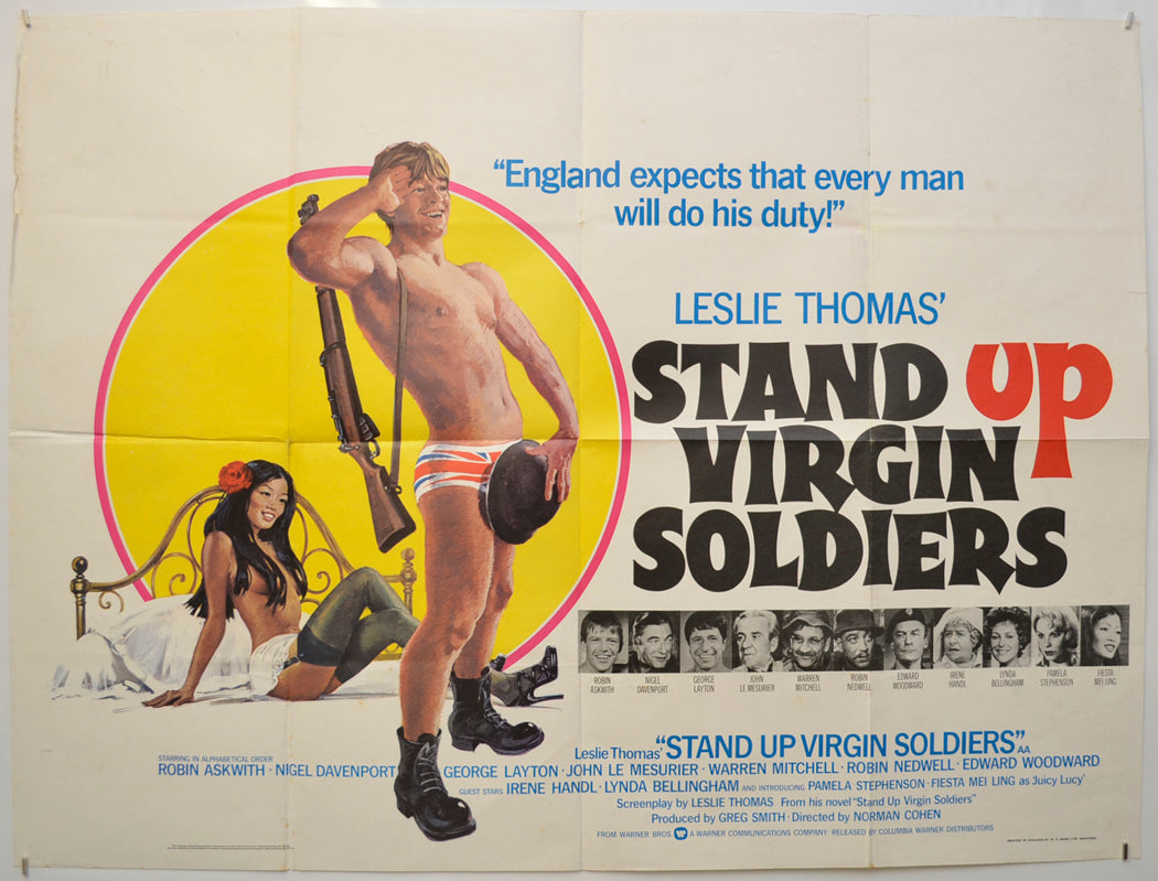 Stand Up Virgin Soldiers  Original Quad Poster - Film Poster - Movie Poster