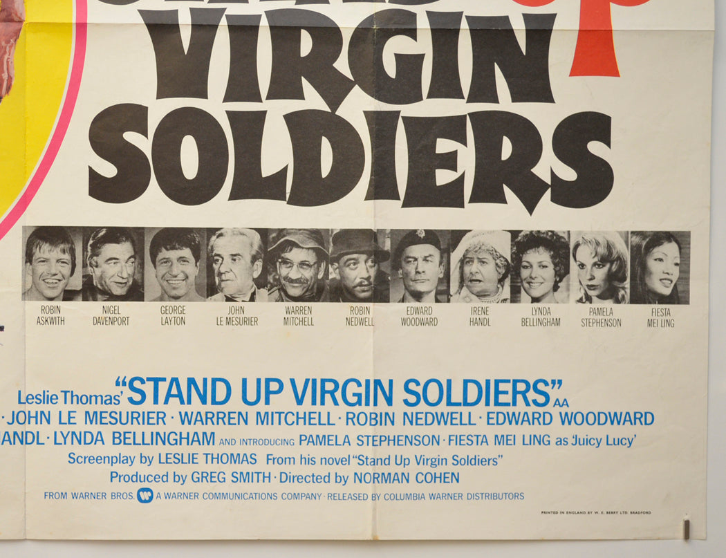 STAND UP VIRGIN SOLDIERS (Bottom Right) Cinema Quad Movie Poster 